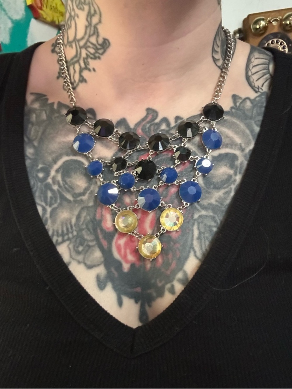 Statement Crystal Bib Necklace   3 for $15 or 4 for $20 bundle